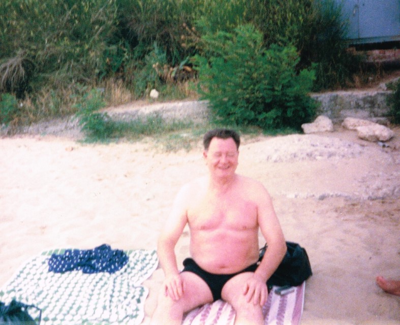 Dad Sunbathing 002

