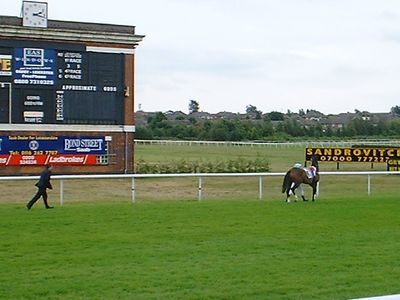 A day at Leicester races with Thom - Ron and Steve

