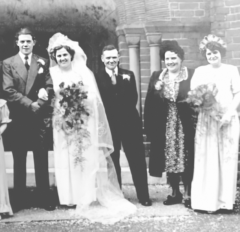 Clarence and Beryl Hill Wedding-Enhanced
