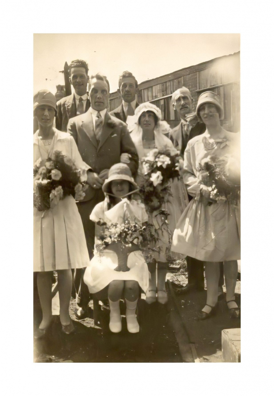 George Hupfield and Edith Malcolm Marriage2-Enhanced
