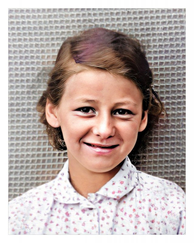 Pamela Adams aged 11
