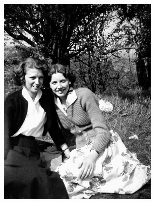 Pat and Janet BW
