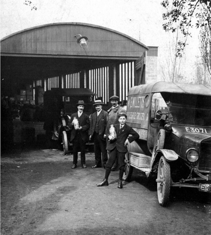 Willetts Van outside garage
