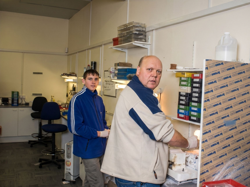 Andrew and Nathan Poole - Quality Optical Services - Unit 4T1 Halas Ind Estate
