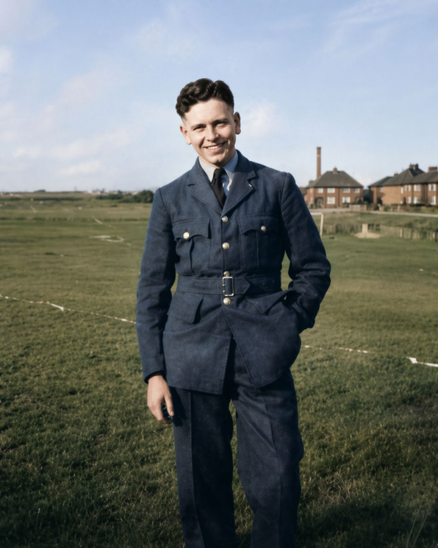 Dad - RAF uniform - Looks Like Birchfield Lane
