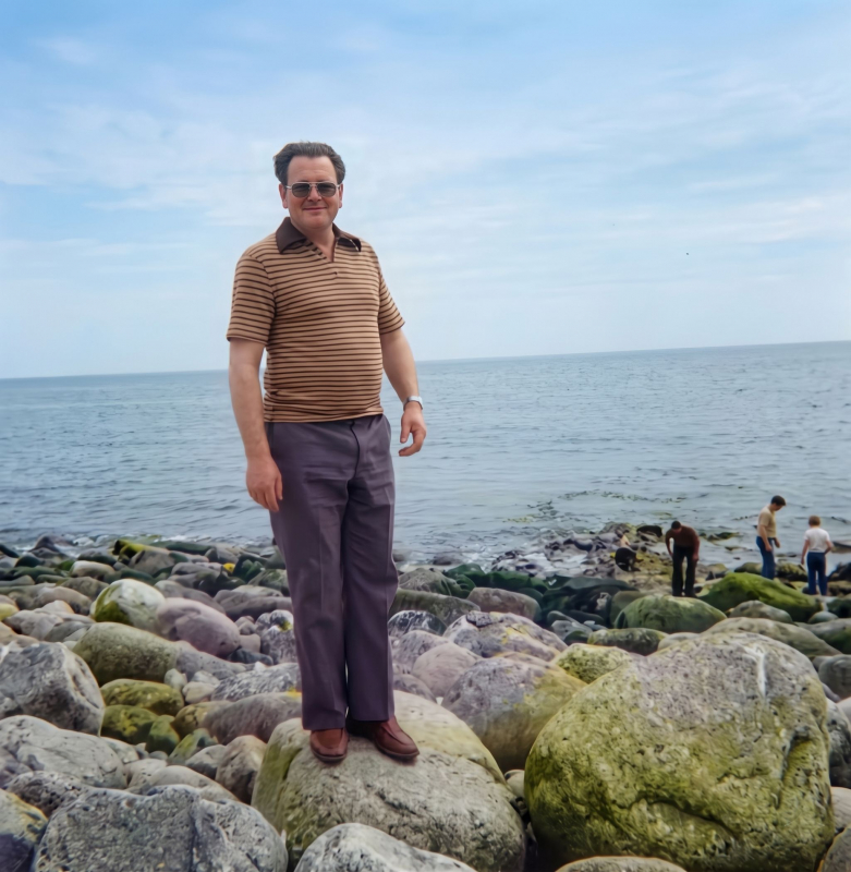 Dad On The Rocks 1
