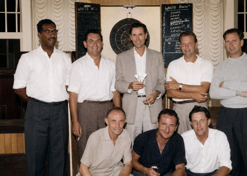 Dad and Uncle Ron in darts team  2 - Copy
