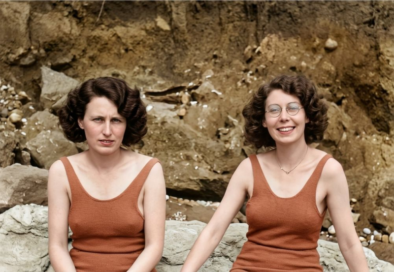 Doris Murial and Winifred Evelyn Adams -702
