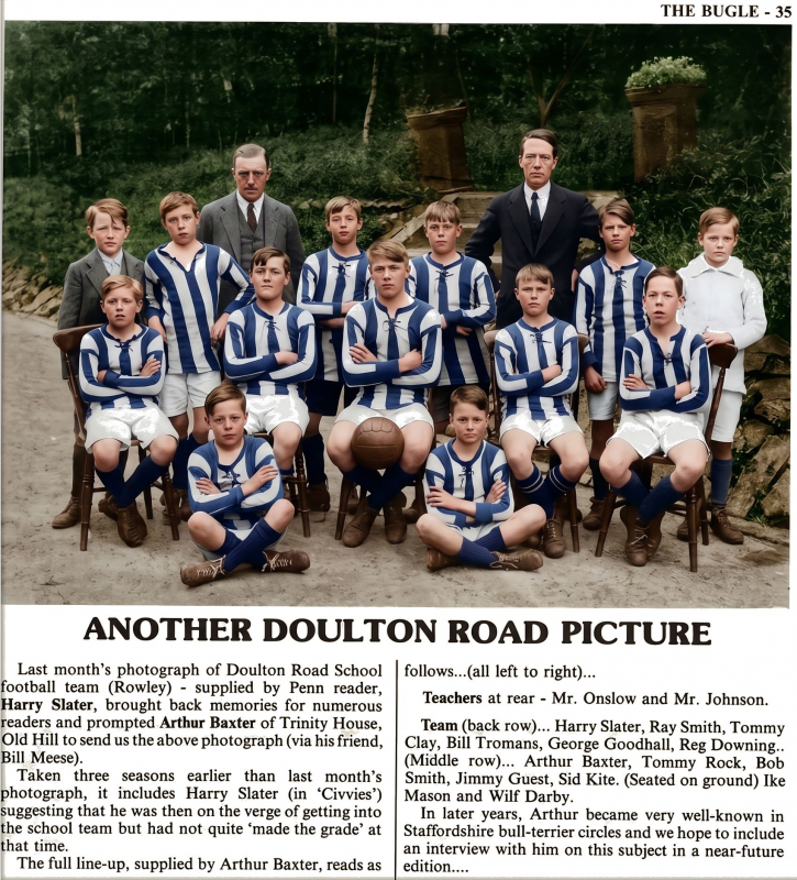 Doulton Road School Football Team - George Goodall
