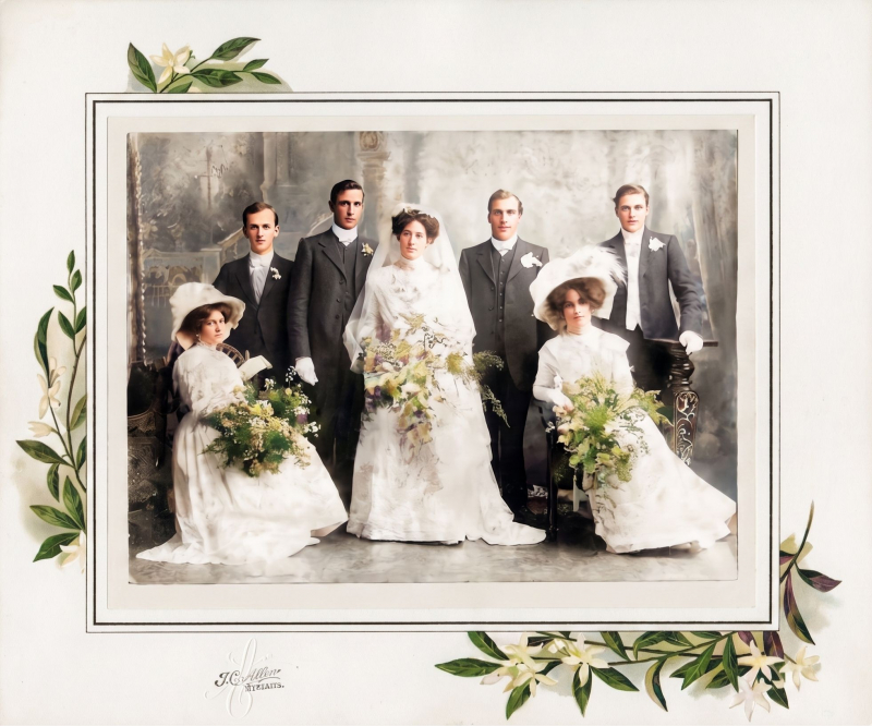 Frank Percy Cashmore and Lena Edmonds Wedding
