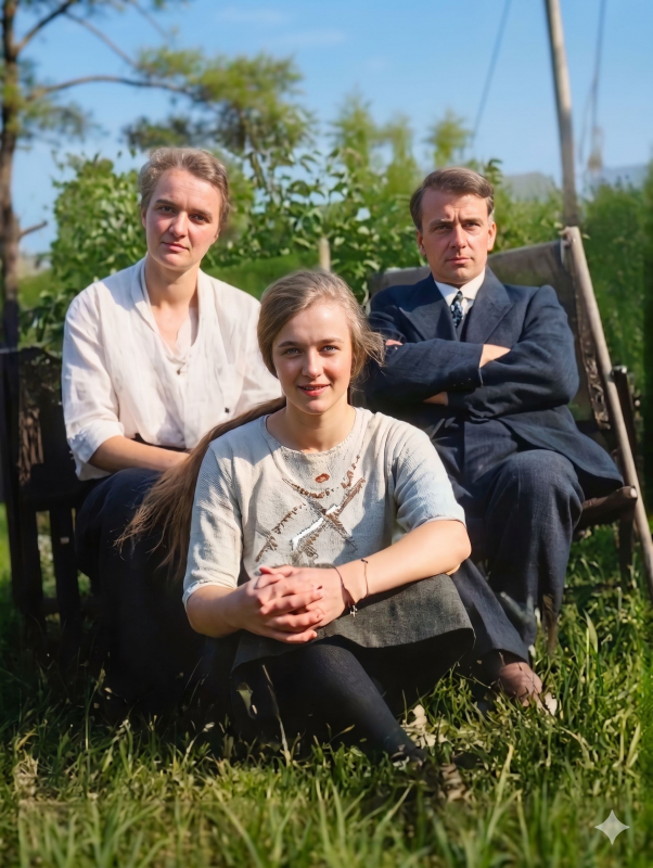 Harry, Emma and Ada Hallard 3
