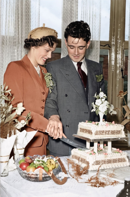 Hazel Adams and Roy Johnson - Wedding
