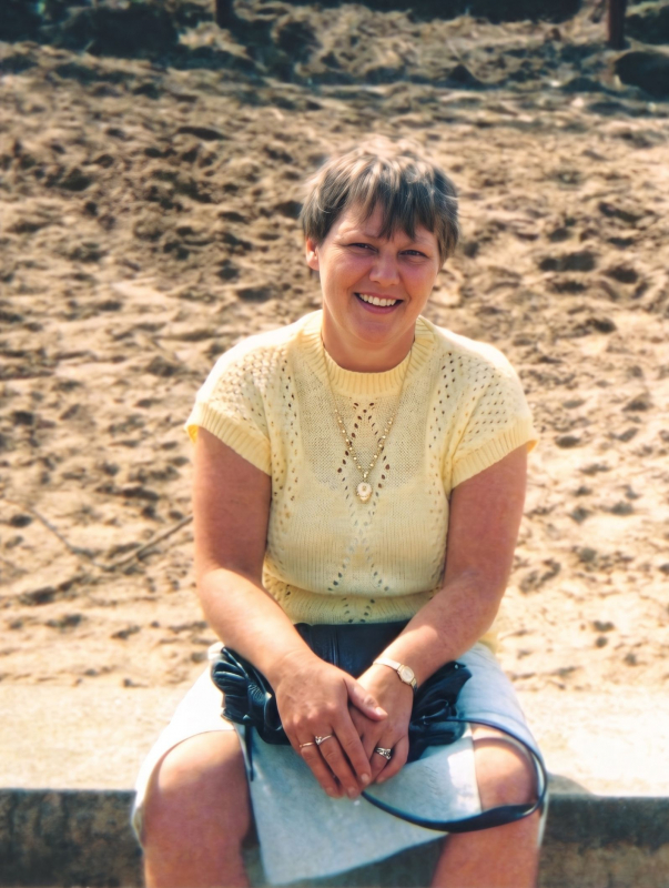 Linda Whitmore nee Benson at Beach - 02

