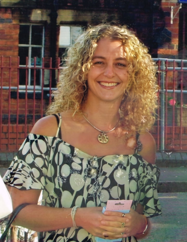 Lisa at Beckys Wedding to Joe Biggs
