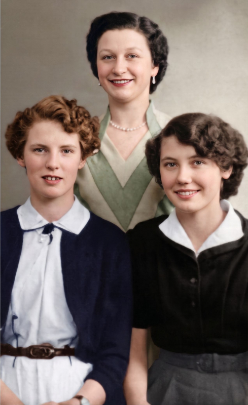 Pat and Janet With Friend
