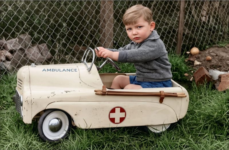 Steve in Peddle Ambulance
