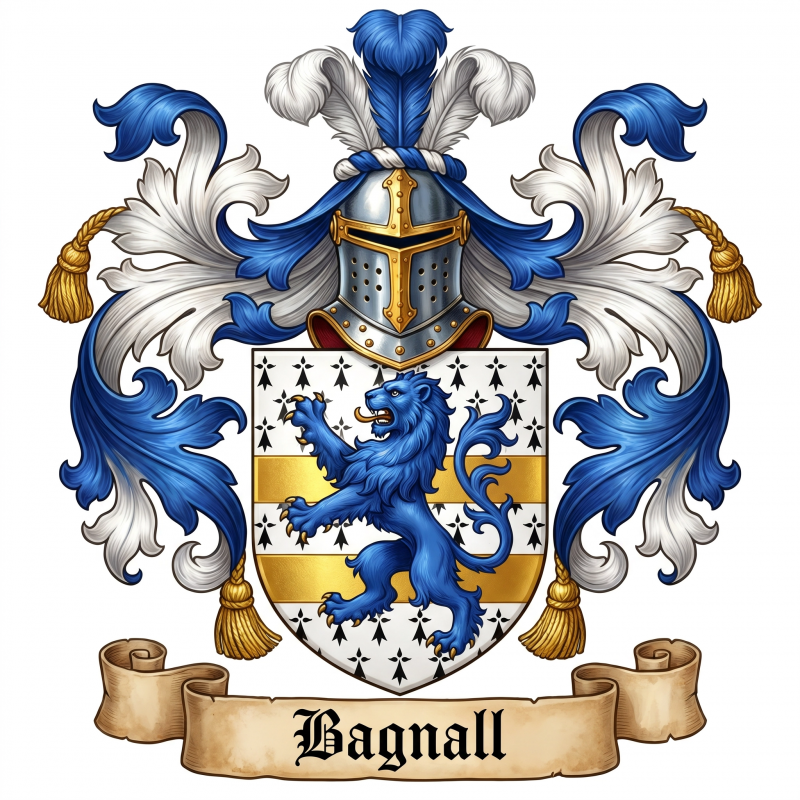 Bagnall Family Crest
