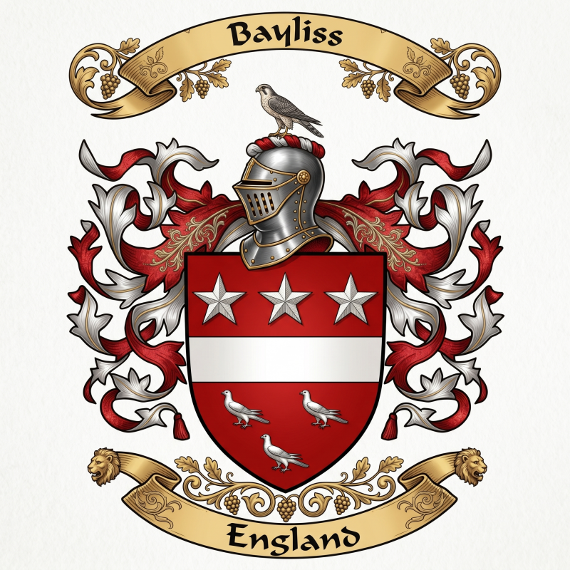 Bayliss Family Crest
