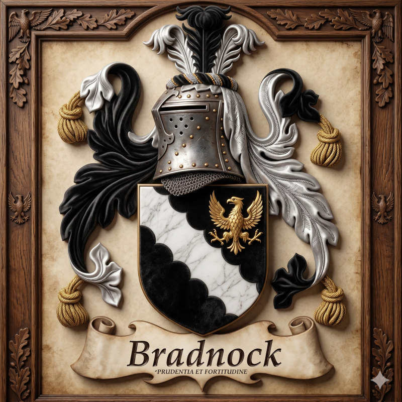 Bradnock  Family Crest
