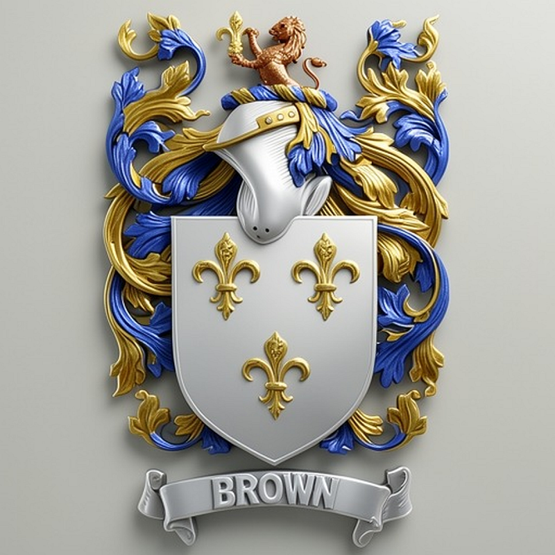 Brown Family Crest - 02
