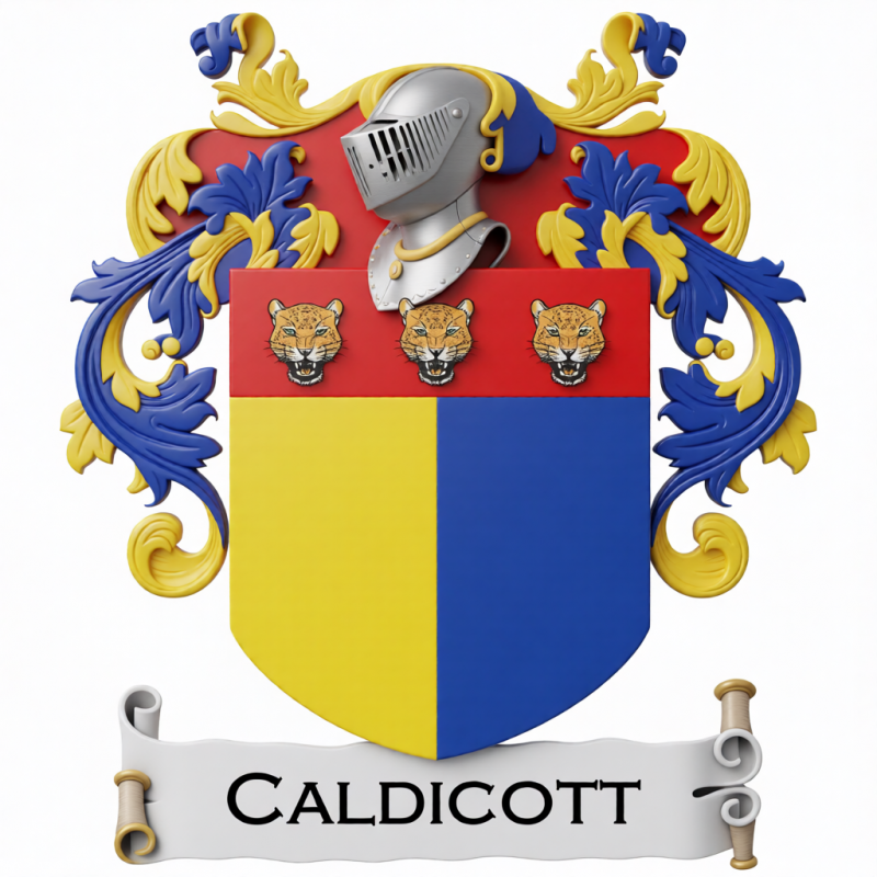 Caldicott Family Crest
