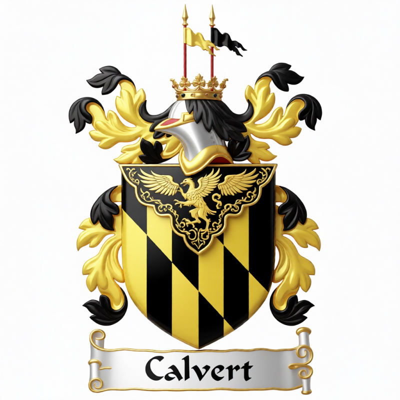 Calvert Family Crest
