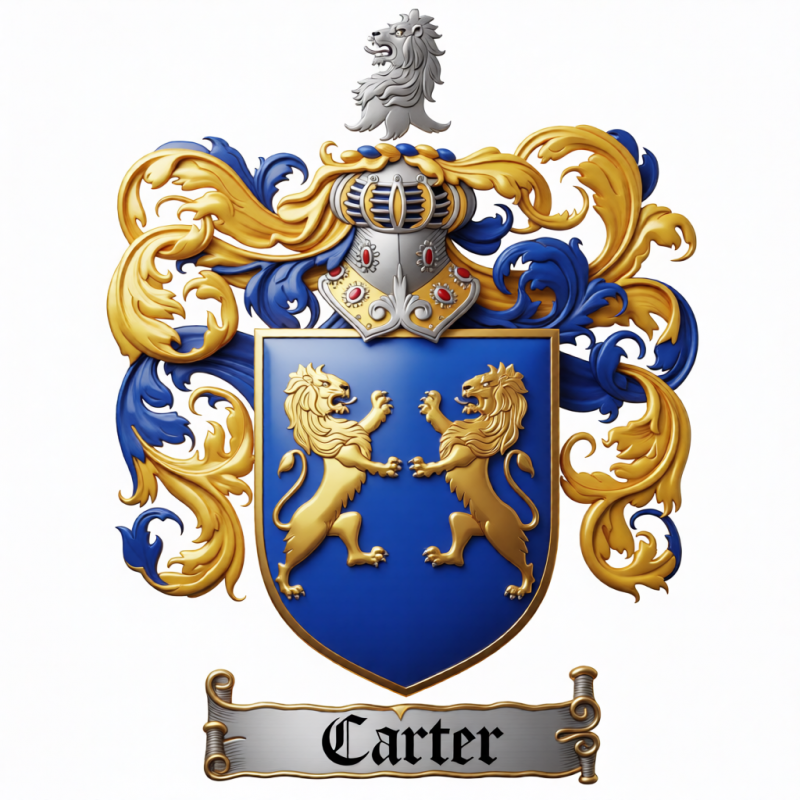 Carter Family Crest - 1
