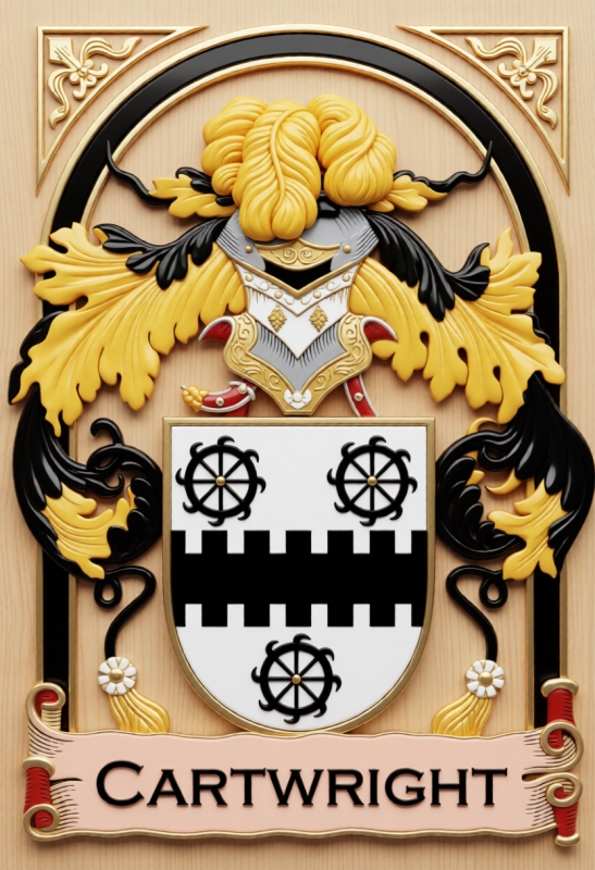 Cartwright Family Crest - 5
