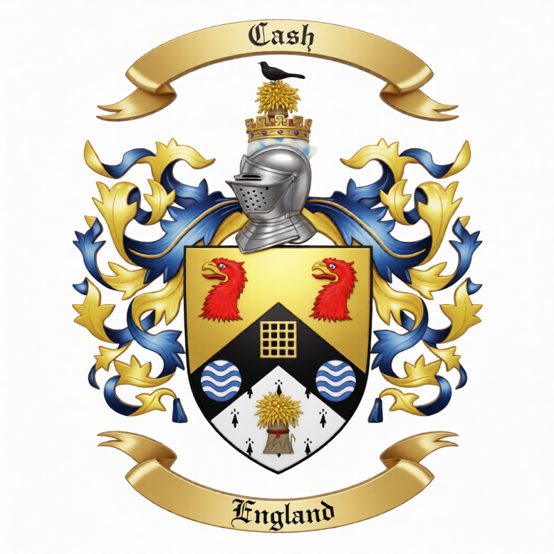 Cash Family Crest - 1
