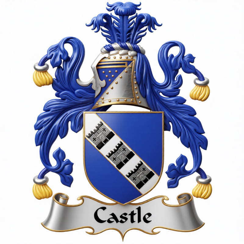 Castle Family Crest - 2
