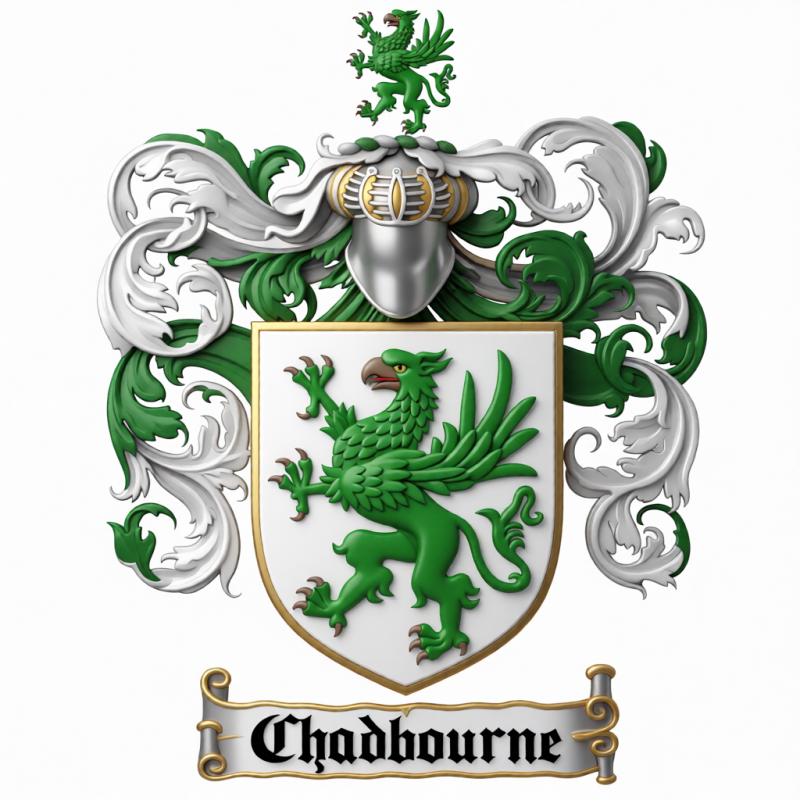 Chadbourne Family Crest - 1
