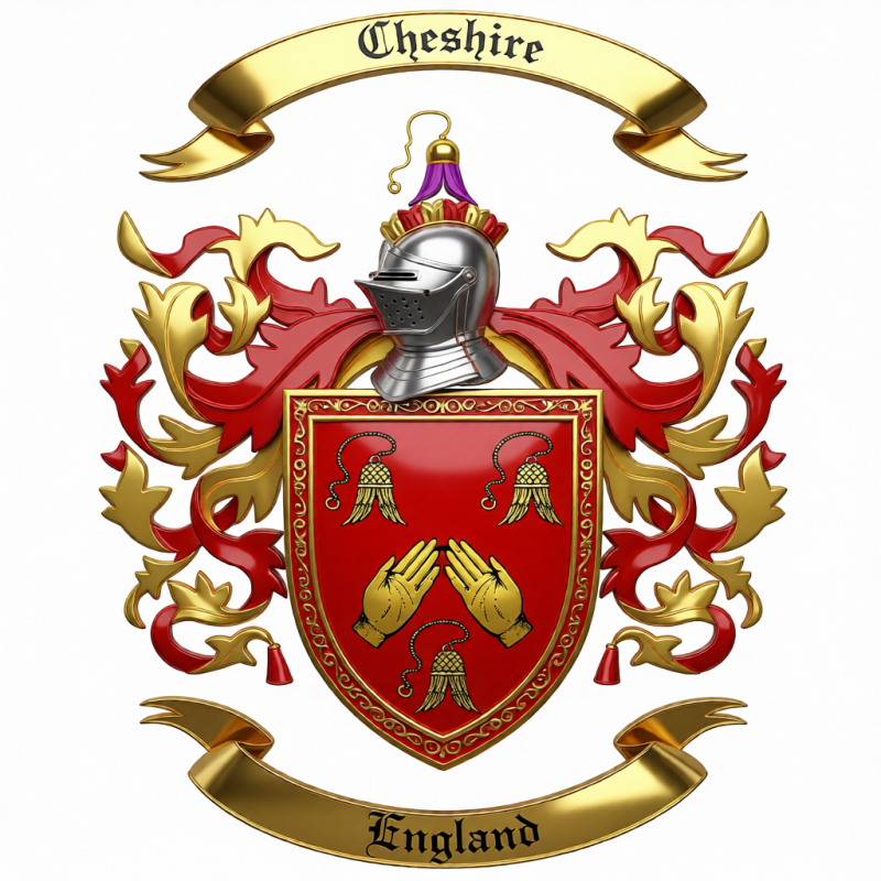 Cheshire Family Crest
