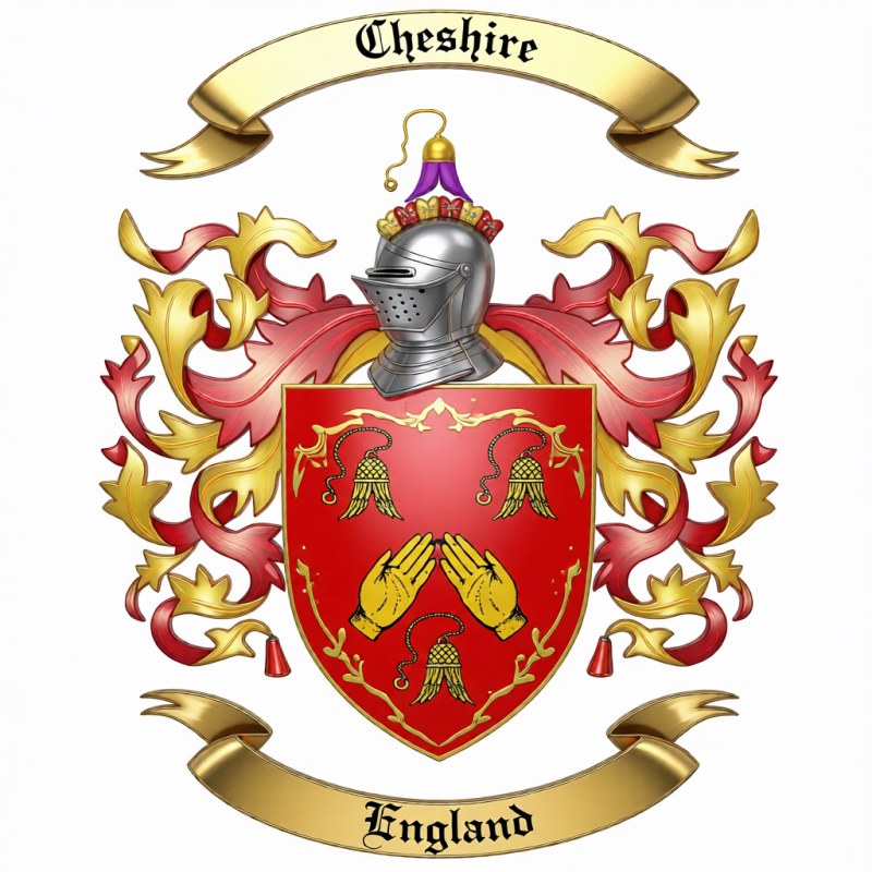 Cheshire Family Crest - 1
