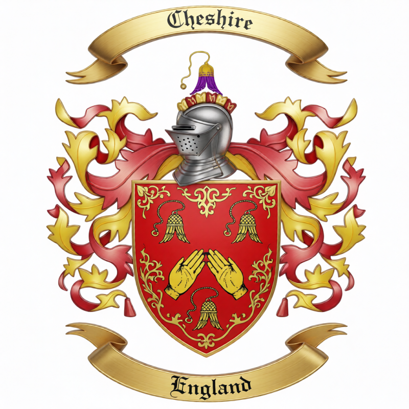 Cheshire Family Crest - 2
