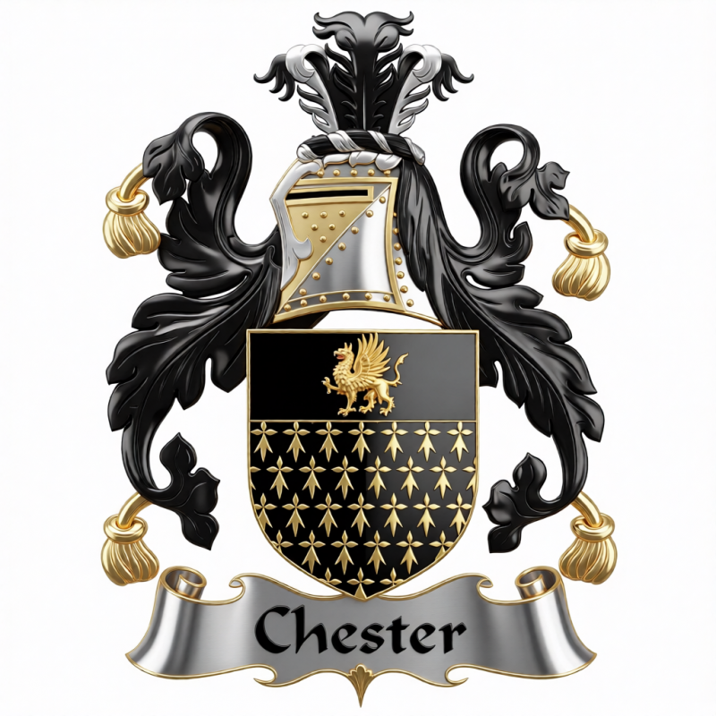 Chester Family Crest - 1
