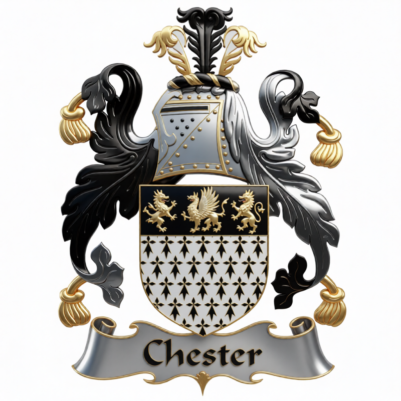 Chester Family Crest - 2
