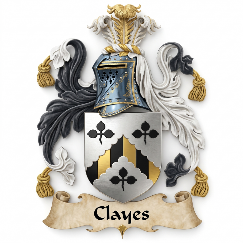 Clayes Family Crest - 3
