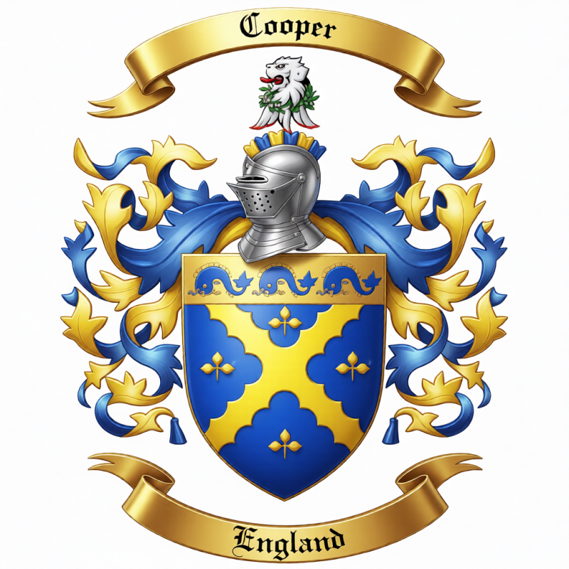 Cooper Family Crest - 3
