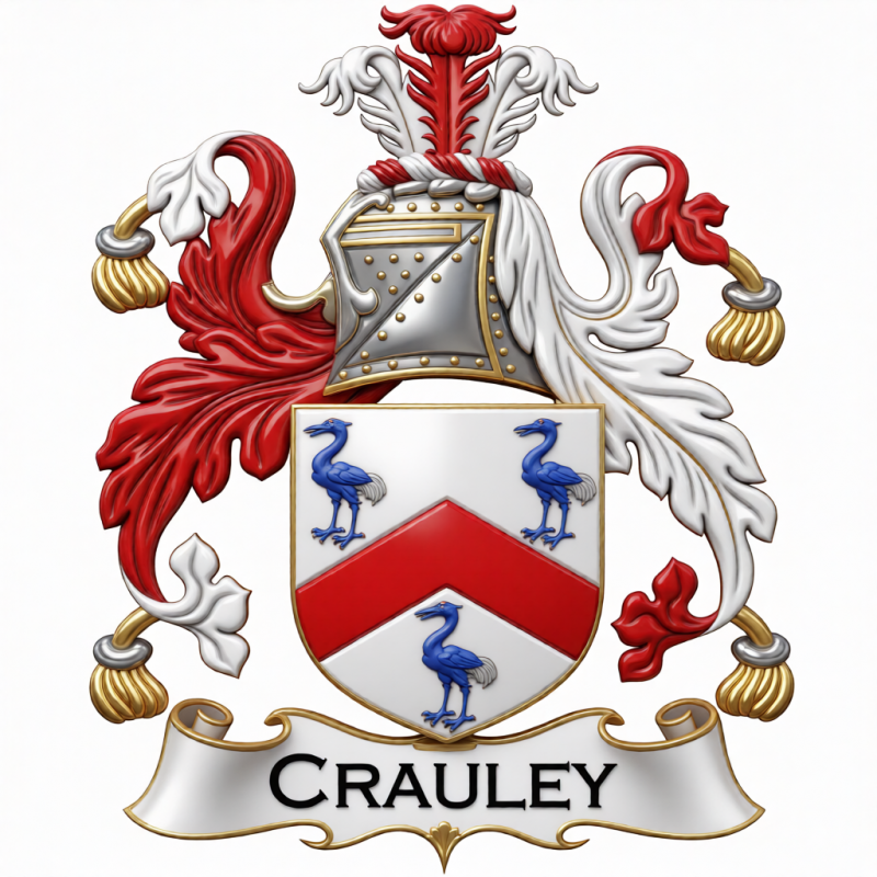 Crauley Family Crest - 1
