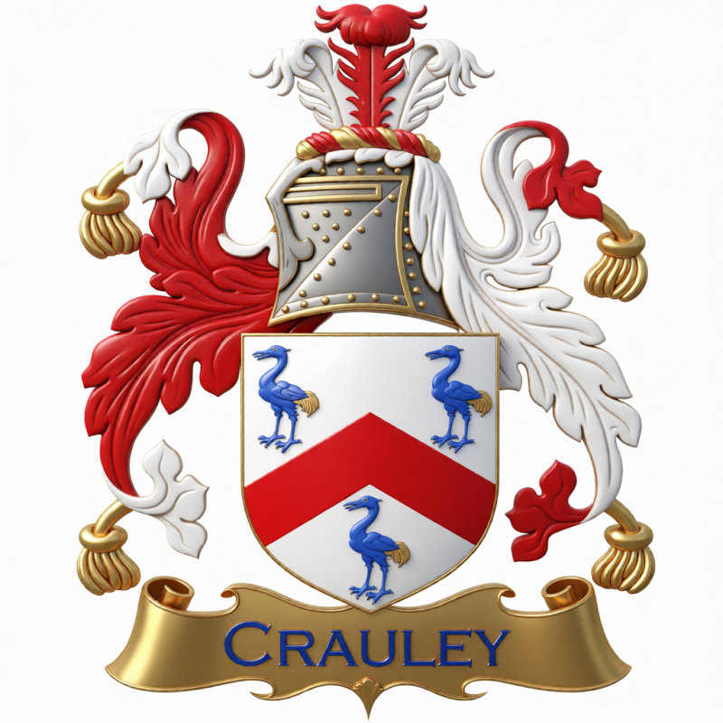 Crauley Family Crest - 2
