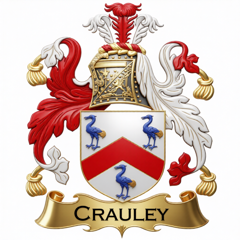 Crauley Family Crest - 3
