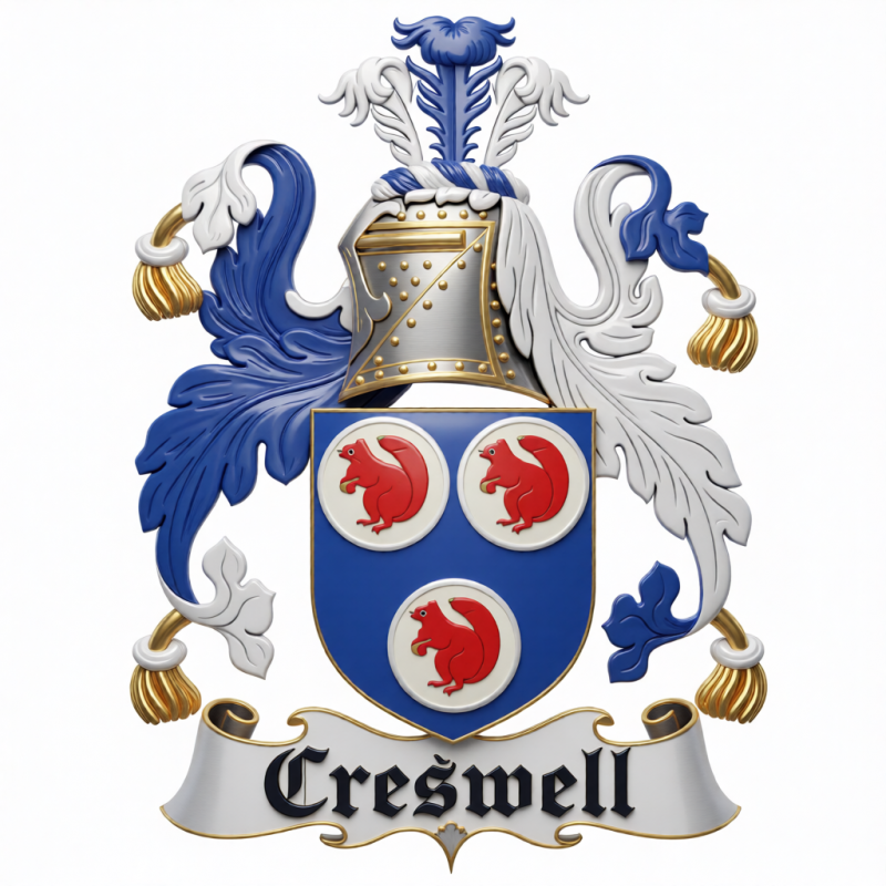 Creswell Family Crest - 1
