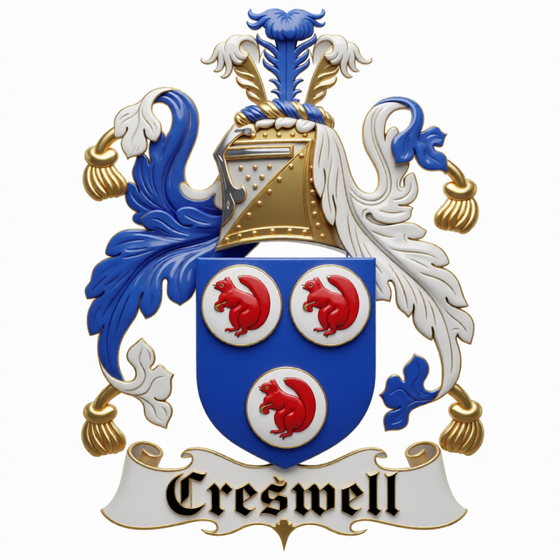 Creswell Family Crest - 3
