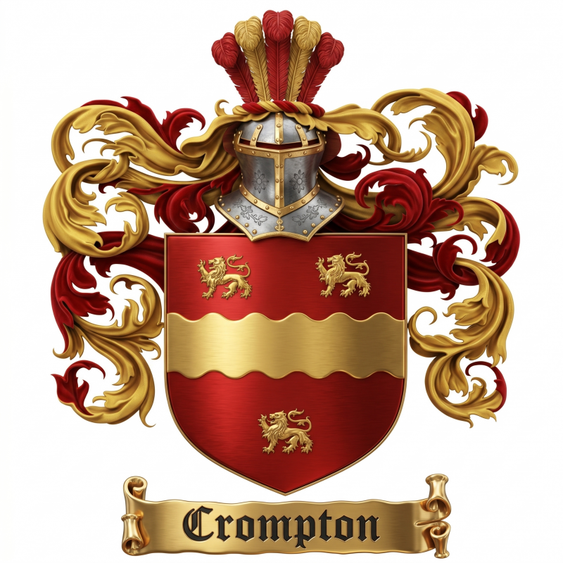 Crompton Family Crest
