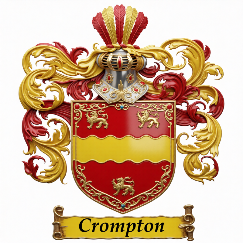 Crompton Family Crest - 1
