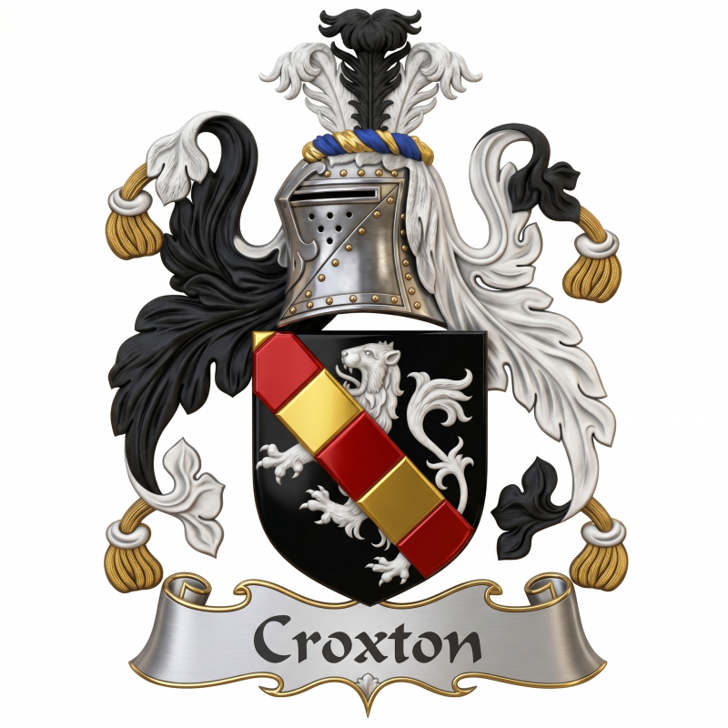 Croxton Family Crest - 1
