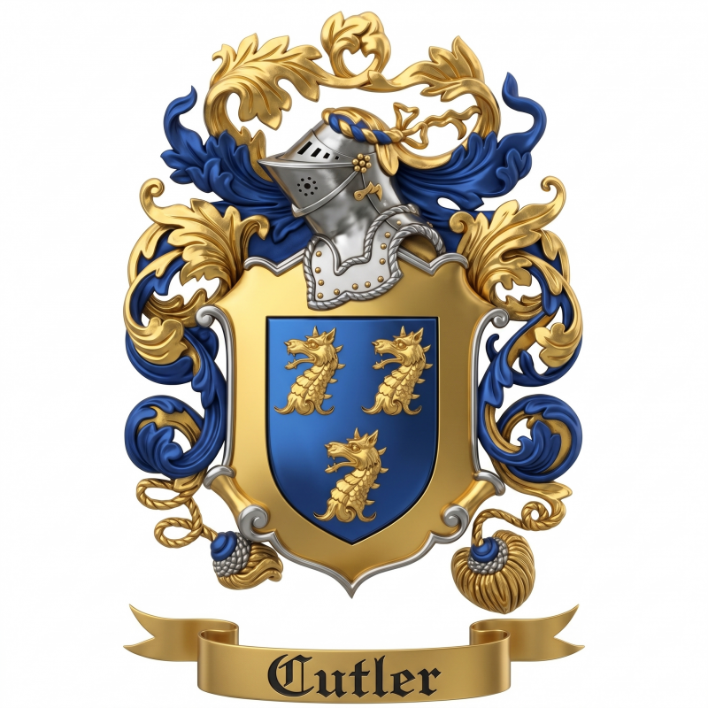 Cutler Family Crest - 2
