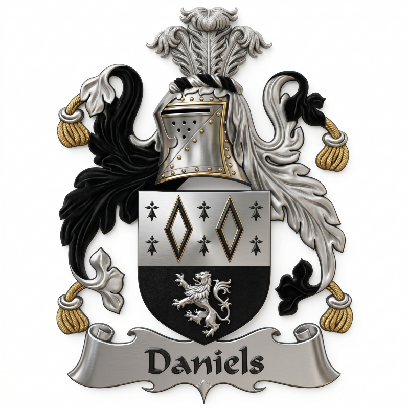 Daniels Family Crest - 1
