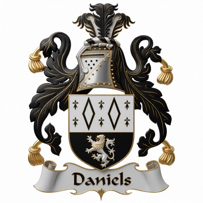 Daniels Family Crest - 2
