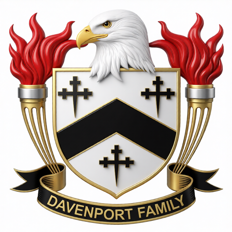 Davenport Family Crest- 1
